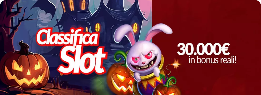 Eurobet Casino classifica slot di Halloween con bonus fino a 30.000 euro