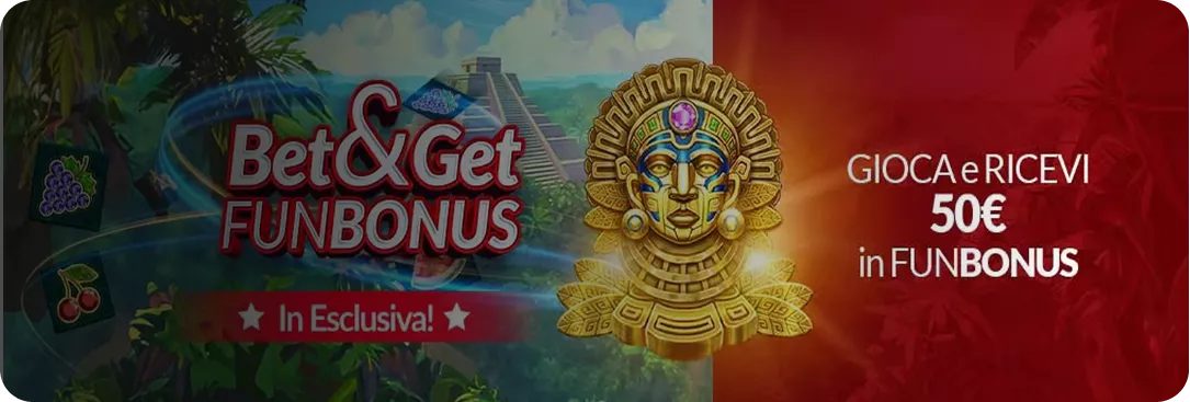 Eurobet Casino offerta Bet and Get gioca e ricevi 50 euro in funbonus