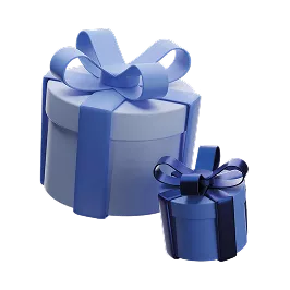 Eurobet Casino regalo promozionale con confezioni blu eleganti